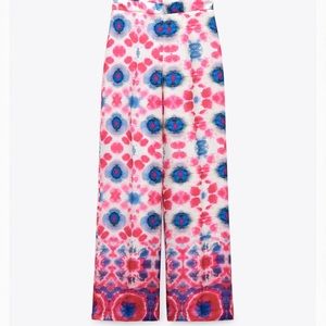 Zara Satin Pants -NWT _sz L